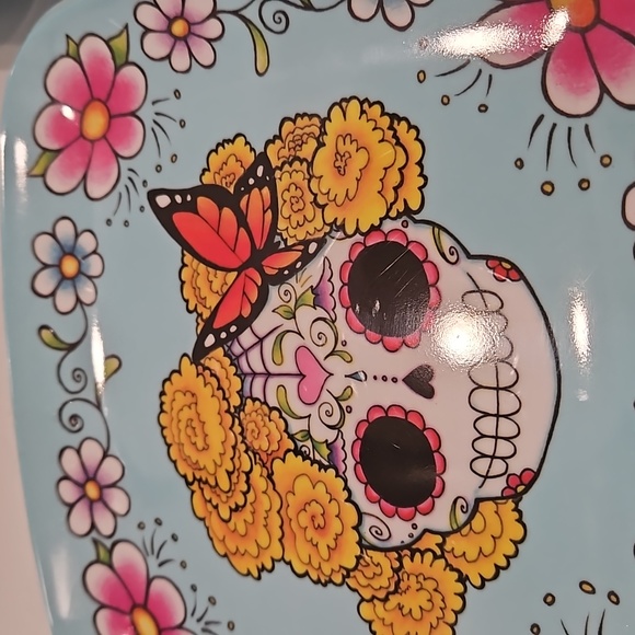 Sugar Skull Melamine Plates - Picture 6 of 8